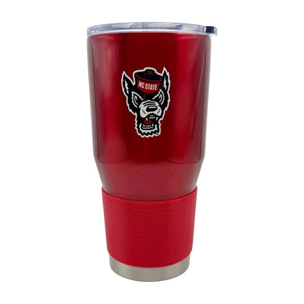 30oz Polished Tumbler - Red with Wo